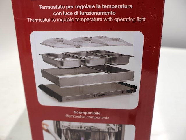 Beper buffetwarmer (x2) - afbeelding 4 van  4