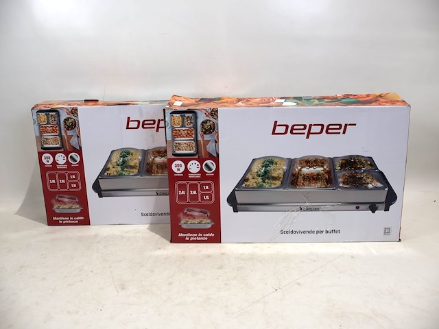 Beper buffetwarmer (x2) - afbeelding 1 van  4