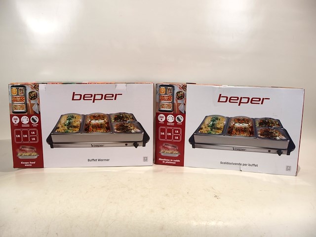 Beper buffetwarmer (x2) - afbeelding 1 van  4
