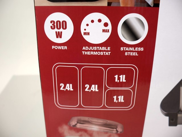 Beper buffetwarmer (x2) - afbeelding 3 van  4