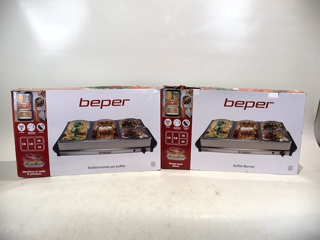 Beper buffetwarmer (x2) - afbeelding 1 van  4