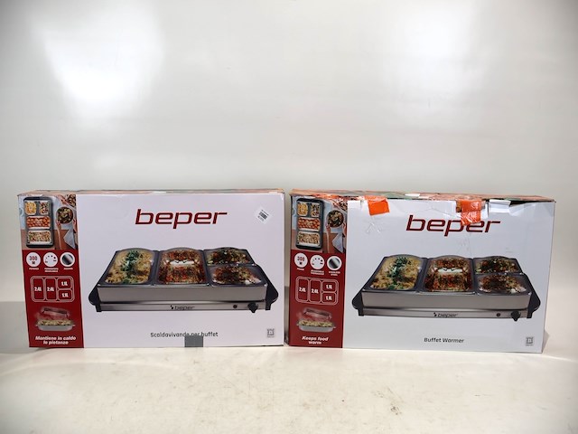 Beper buffetwarmer (x2) - afbeelding 1 van  4