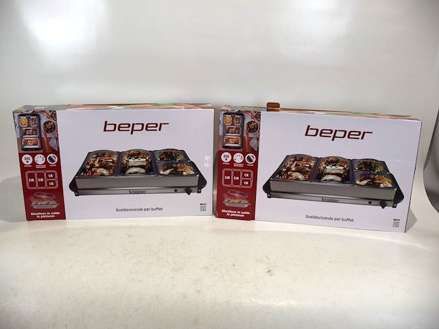 Beper buffetwarmer (x2) - afbeelding 1 van  4