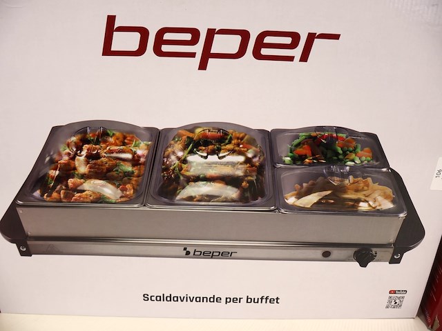 Beper buffetwarmer (x2) - afbeelding 2 van  4