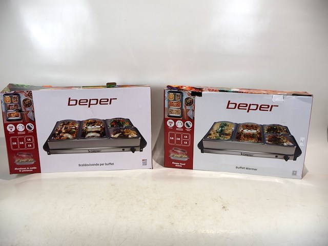 Beper buffetwarmer (x2) - afbeelding 1 van  4