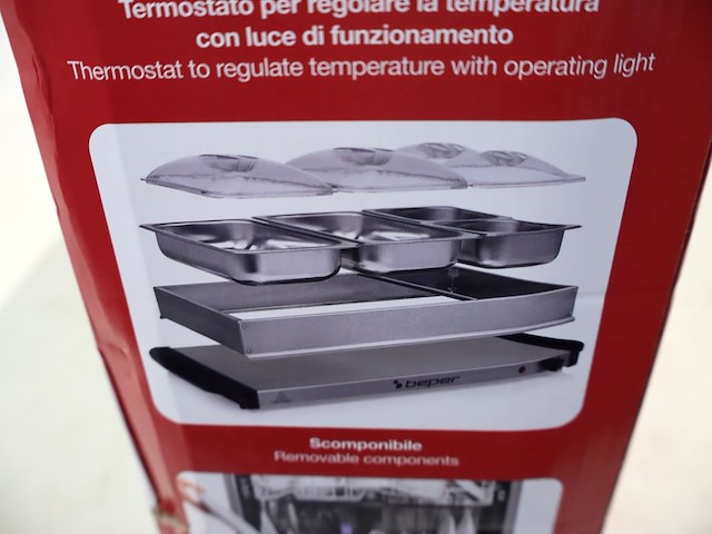 Beper buffetwarmer (x2) - afbeelding 4 van  4