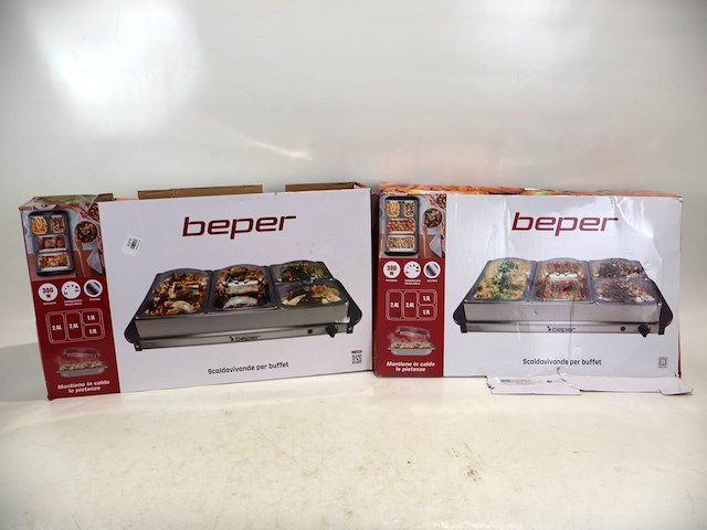 Beper buffetwarmer (x2) - afbeelding 1 van  4