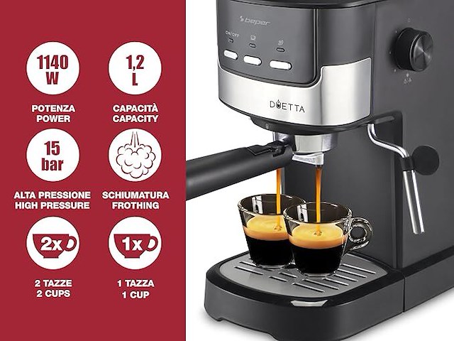 Beper duetta espressomachine - afbeelding 2 van  3