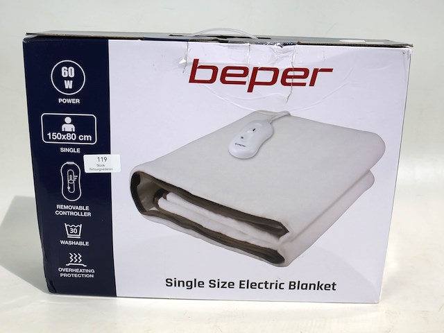 Beper elektrisch deken - afbeelding 1 van  3