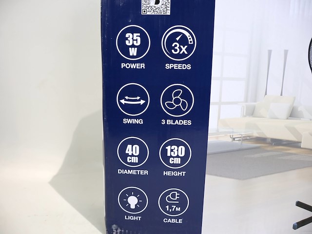 Beper ventilator op voet (x2) - afbeelding 3 van  3