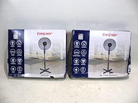 Beper ventilator op voet (x2) - afbeelding 1 van  3