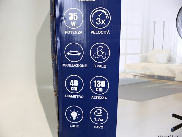 Beper ventilator op voet (x2) - afbeelding 3 van  3