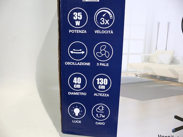 Beper ventilator op voet (x2) - afbeelding 3 van  3