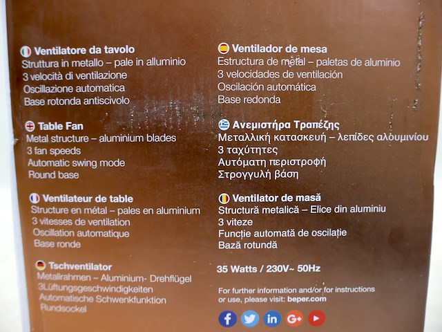 Beper ventilator - afbeelding 2 van  3