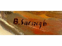 Berend suringh - waterlandschap - olie op doek - 100x150 cm - afbeelding 2 van  4