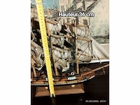 Bergantin siglo xviii modelschip - afbeelding 4 van  7