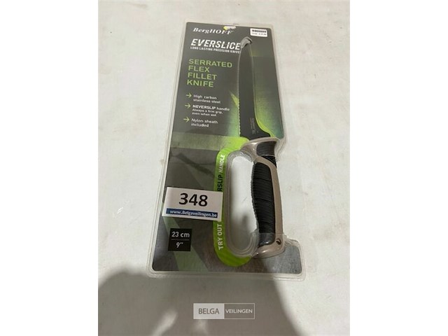 Berghoff gekarteld flexibel fileermes 23 mes met carbon handvat - afbeelding 2 van  3