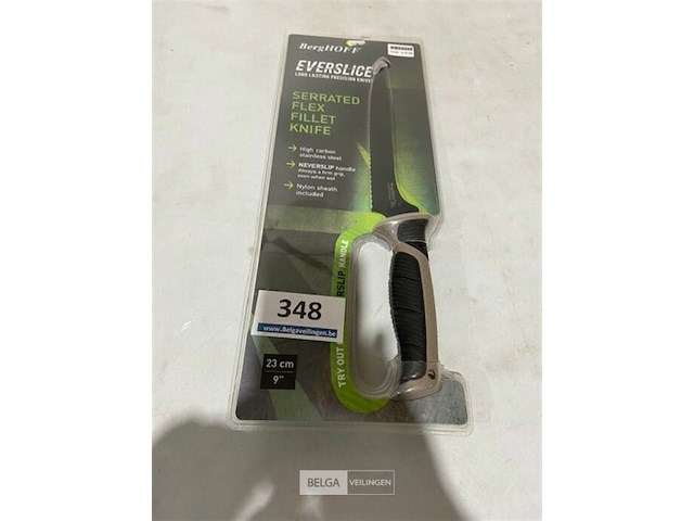 Berghoff gekarteld flexibel fileermes 23 mes met carbon handvat - afbeelding 2 van  3