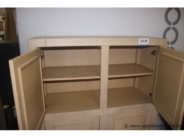 Bergkast 150x130cm in eik massief - afbeelding 2 van  2