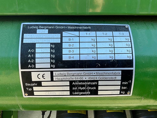 Bergmann carex 430k sl11 laadwagen - afbeelding 28 van  30