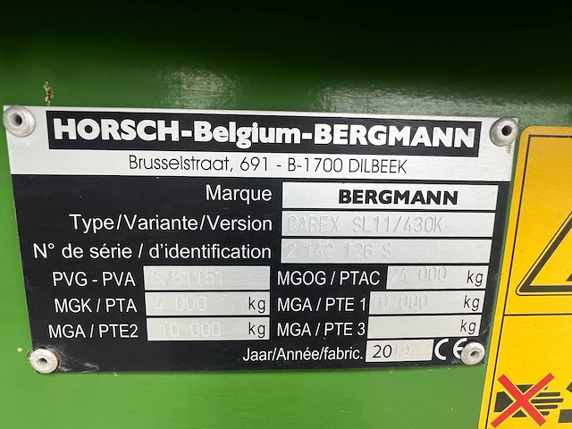 Bergmann carex sl 11/430k laadwagen - afbeelding 20 van  27