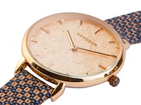 Bergson ocean dameshorloge rosegoud 33mm - afbeelding 3 van  4