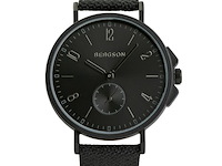 Bergson ocean unisex horloge zwart 42mm