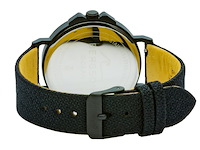 Bergson ocean unisex horloge zwart 42mm - afbeelding 2 van  3