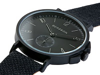 Bergson ocean unisex horloge zwart 42mm - afbeelding 3 van  3