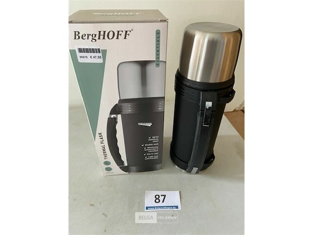 Berhoff thermosfles 1l inox dubbele wand - afbeelding 3 van  3