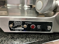 Berkel 834 charcuterie snijmachine / vleeswarenmachine model 834 – functioneel – incl. toebehoren - afbeelding 4 van  6