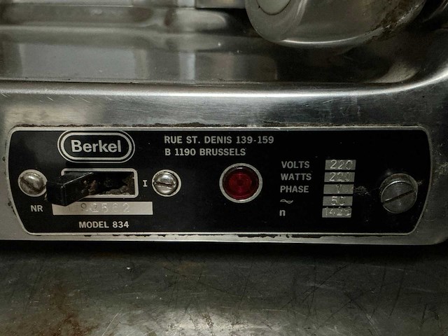 Berkel 834 snijmachine - afbeelding 5 van  6