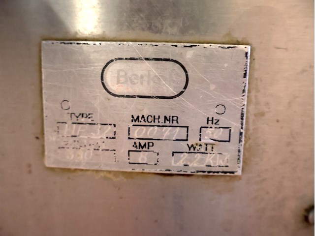 Berkel vleesmolen - afbeelding 4 van  9