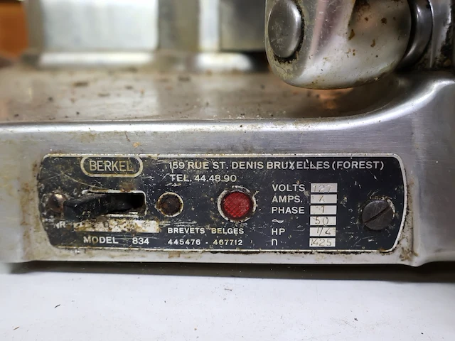 Berkel vleessnijmachine - afbeelding 3 van  4