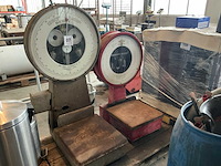 Berkel/molenschot vloerweegschaal (2x) - afbeelding 1 van  5