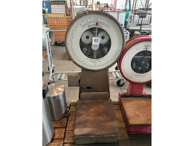 Berkel/molenschot vloerweegschaal (2x) - afbeelding 2 van  5