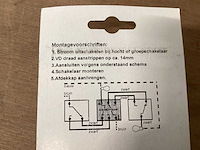 Berker dubbele wisselschakelaar,opbouw,crème (28x) - afbeelding 3 van  4