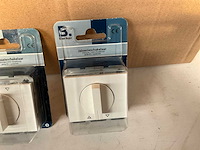Berker jalouzie schakelaar inbouw met draaiknop serie k1 polarwit (50x) - afbeelding 3 van  4