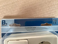 Berker opbouwcombinatie wandcontactdoos met dubbele serieschakelaar (144x) - afbeelding 2 van  2