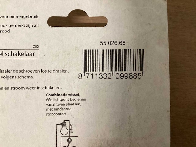 Berker opbouwcombinatie,wisselschakelaar ,stopcontact met randaarde,wit (38x) - afbeelding 6 van  6