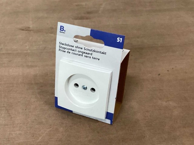 Berker s1 wandcontactdoos (34x) - afbeelding 1 van  3