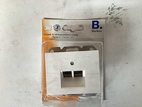 Berker stopcontact 2- voudig wit (36x) - afbeelding 1 van  5