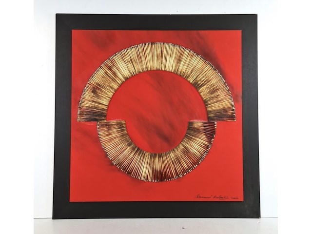 Bernard aubertin : dessin de feu sur aluminium - afbeelding 1 van  14