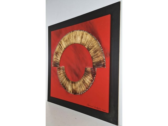 Bernard aubertin : dessin de feu sur aluminium - afbeelding 11 van  14