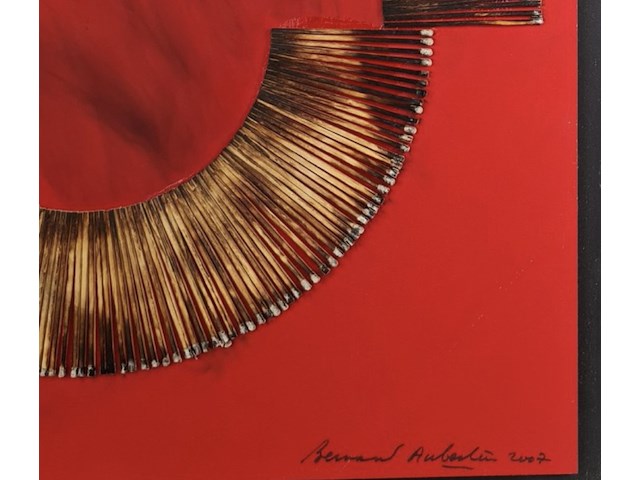 Bernard aubertin : dessin de feu sur aluminium - afbeelding 14 van  14