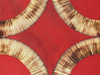 Bernard aubertin : dessin de feu sur aluminium