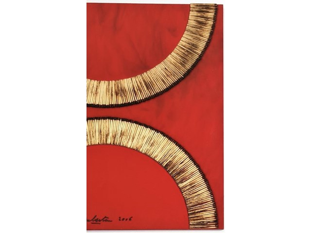 Bernard aubertin : dessin de feu sur aluminium - afbeelding 18 van  19