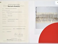 Bernard aubertin : dessin sur feu sur alluminium - afbeelding 11 van  11