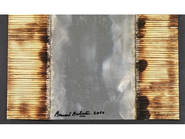 Bernard aubertin : dessin sur feu sur alluminium - afbeelding 2 van  14