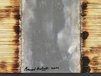 Bernard aubertin : dessin sur feu sur alluminium - afbeelding 2 van  14
